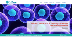 Desktop Screenshot of cellcureneurosciences.com